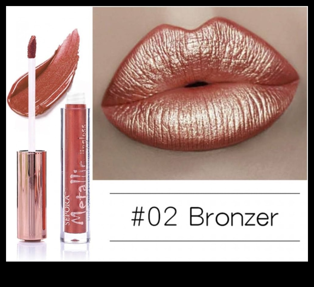 Metallic Marvels Un ghid pentru purtarea luciului de buze metalic 3 Minunății metalice: încorporarea luciului de buze metalic în aspectul tău