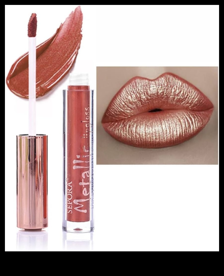 Metallic Marvels Un ghid pentru purtarea luciului de buze metalic 2 Minunății metalice: încorporarea luciului de buze metalic în aspectul tău
