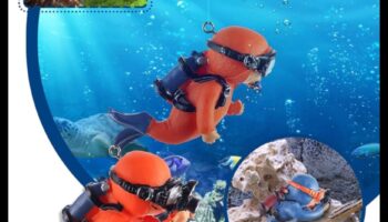 Aquatic Adventures: Decoratiuni de scufundare pentru rezervoare de pește
