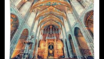 Pânze de catedrală: reprezentări artistice în picturile murale gotice