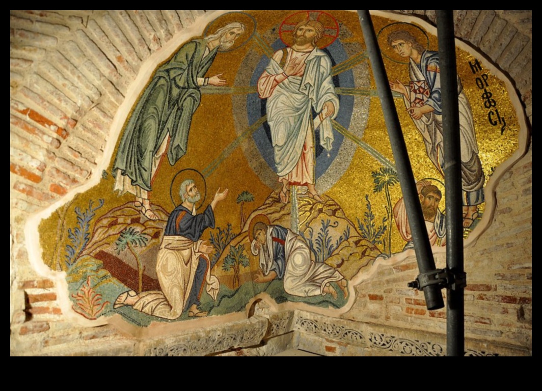 Picturi murale ale mănăstirii: scene spirituale în mănăstirile bizantine